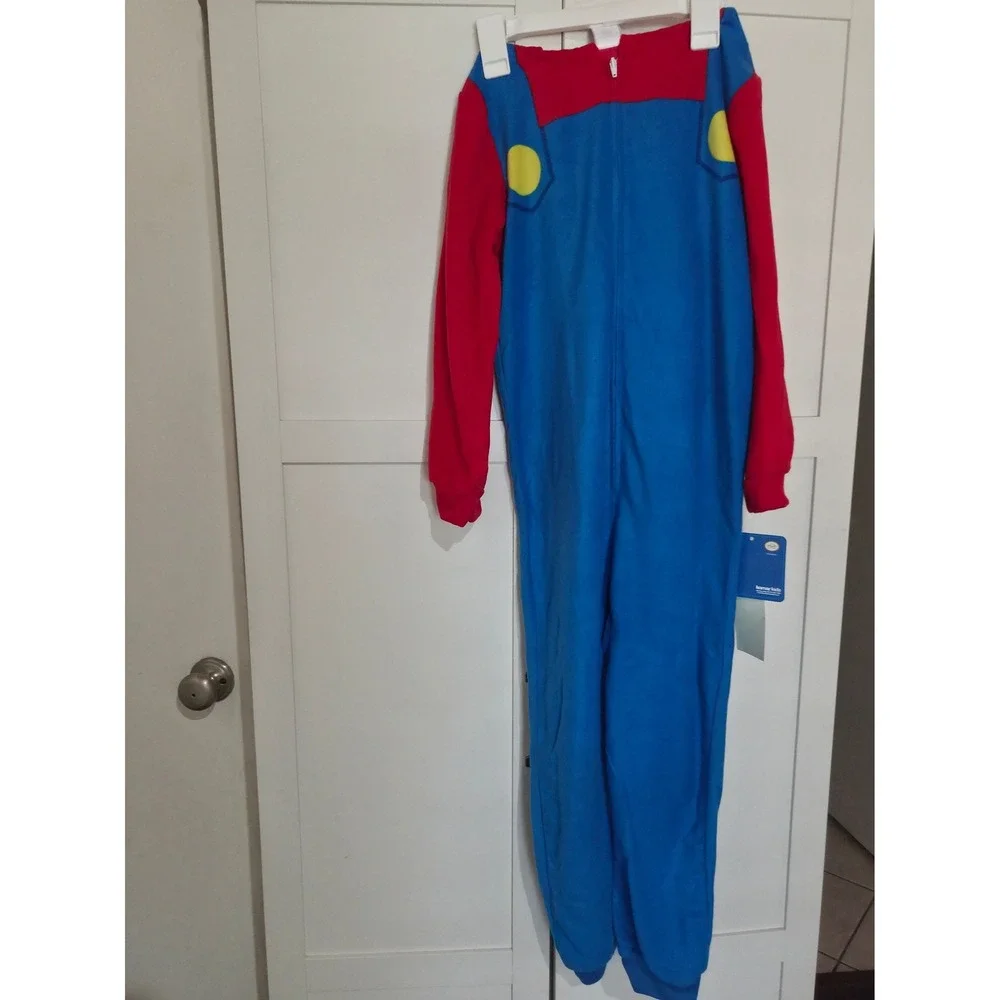Super Mario Kids Pajamas - Boys One Piece‎ Costume - Size M(8)